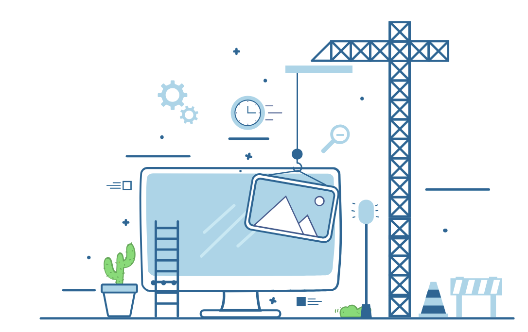 Website under construction illustration